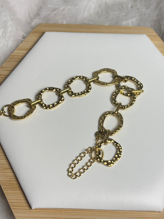 Broad chain Bracelet