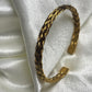 Golden Weave open cuff Bracelet - Men's Kada