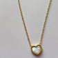 Mop Heart Necklace