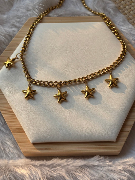 Star chain Necklace