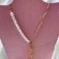 Semi pearl Necklace