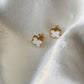 White clover earring