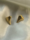 Pointed heart stud