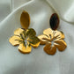 Hibiscus Gold earring