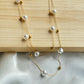 Chain Pearl Necklace