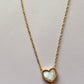 Mop Heart Necklace