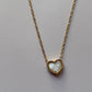 Mop Heart Necklace