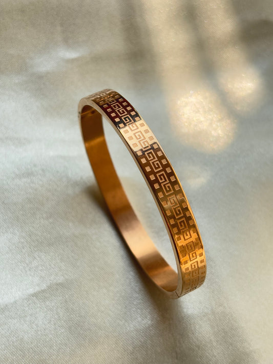 Elle rose gold- Men's Kada