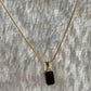 Dual side pendent necklace