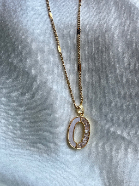 Oval Pendant with MOP