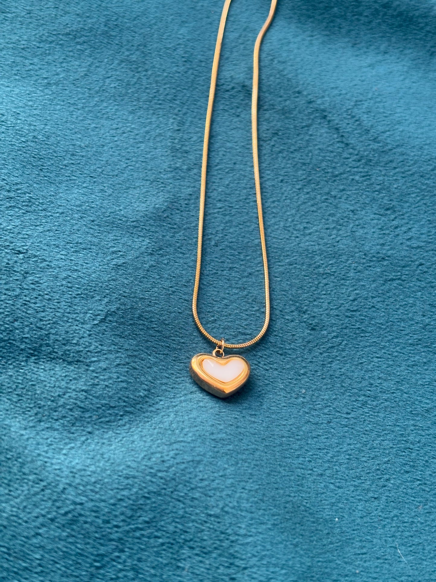 Heart Pendant with MOP