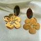 Hibiscus Gold earring