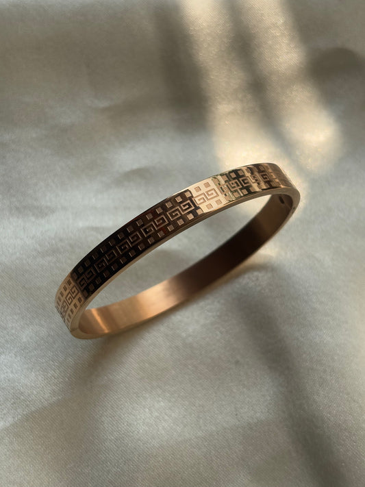 Elle rose gold- Men's Kada