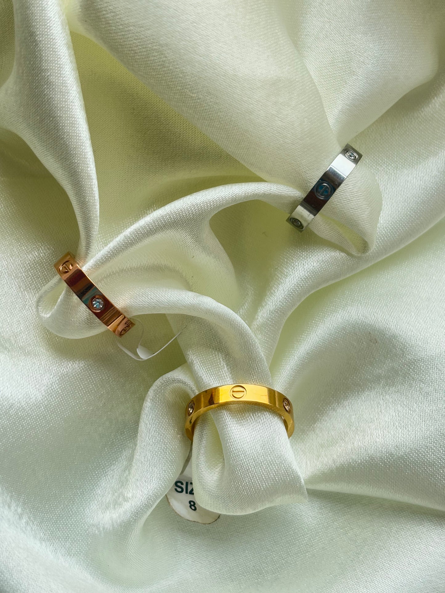 Cartier Ring Set of 3