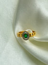 Oval Emerald Ring